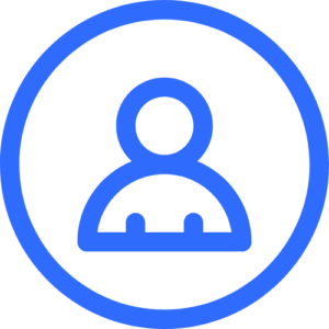 Icône représentant un service client personnalisé.